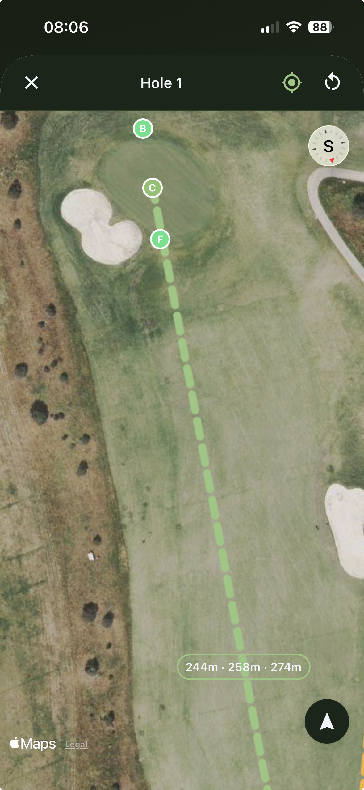 Distance to Pin screenshot