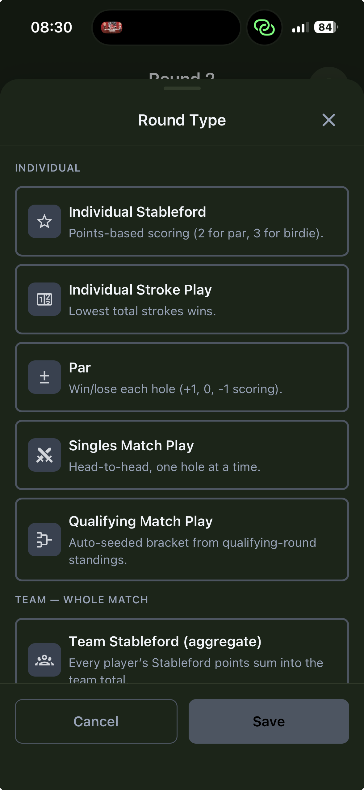 Round Formats screenshot